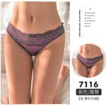 造型露臀內褲-7116-紫