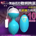 香港Mannuo＊夢莎10頻USB充電 無線遙控跳蛋 (聰明球+跳蛋)(購物滿5000元加購品)