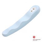 日本TENGA＊iroha MINAMOZUKI 水中月 柔肌新素材 靜音G點按摩棒 藍 USB充電
