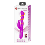 派蒂菈-勞爾森4x7頻激爽蠕動震動棒-玫