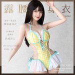 清甜一夏露腰開襠連身衣-ZY47