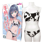 日本TamaToys＊偽娘2L-野生魅力乳牛內衣褲