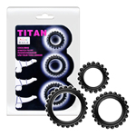 TITAN猛男聚能矽膠環(桃)-3入