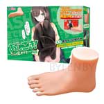 日本Tama Toys＊穿黑絲襪的女子幫你足交-左腳