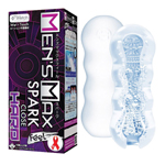 日本Mens Max 火花款非貫通型FEEL SPARK硬版(紫)男用自慰器