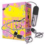 【日本PxPxP】CHIKUBI CLIP ROTOR 絕頂9頻震動乳夾跳蛋(黑色)