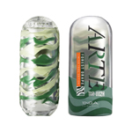 日本TENGA ARTE 織紋杯 [FOREST DRAPE/森林綠] 重複使用飛機杯