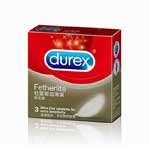 【杜蕾斯Durex】超薄裝保險套衛生套安全套3入