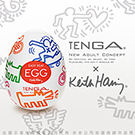 日本TENGA＊Keith Haring漫畫款 挺趣蛋-快速動力型