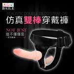 雙響砲 快感老二頭 雙支穿戴棒 (女同志專用)